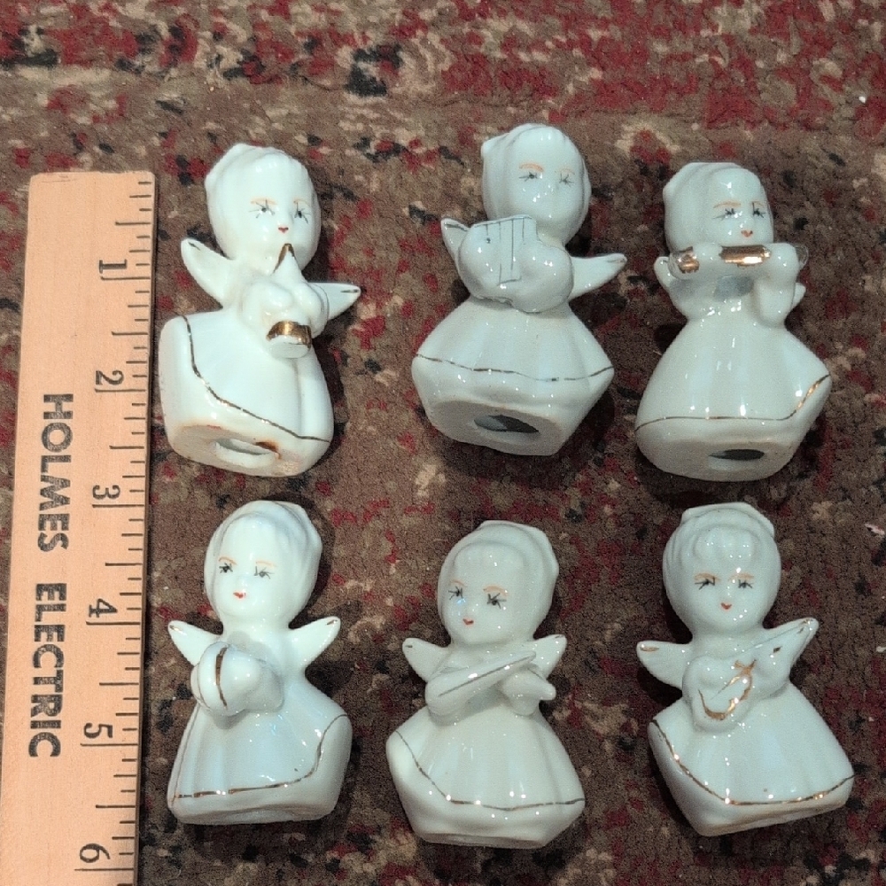 Vintage white choir angel decor/ornaments